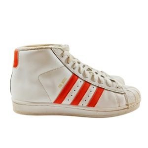 ADIDAS Originals Pro Model J White Sneakers Size 6.5 Women's Size 8